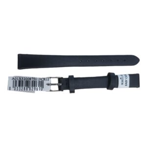 Morellato Black Leather Watch Strap - Universal Replacement Band