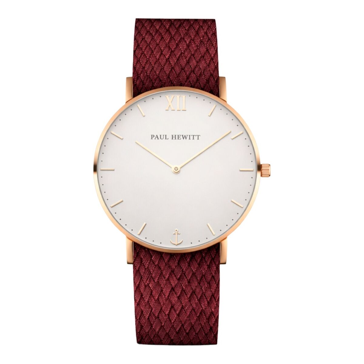 Paul Hewitt SA-G-SM-W-19S Unisex Watch with Red Strap (36mm)