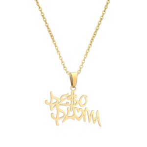 Personalized Name Necklace - Stainless Steel English Letter Pendant