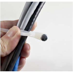 StarTech Cable Zip Ties Kit - 100 Piece White Cable Management Set