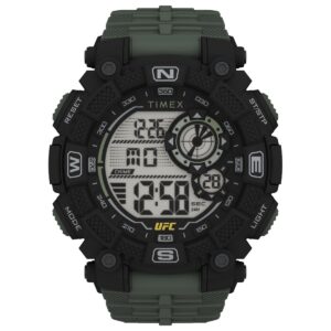 Timex Expedition Men's Digital Sport Watch with Green Rubber Strap (50mm)